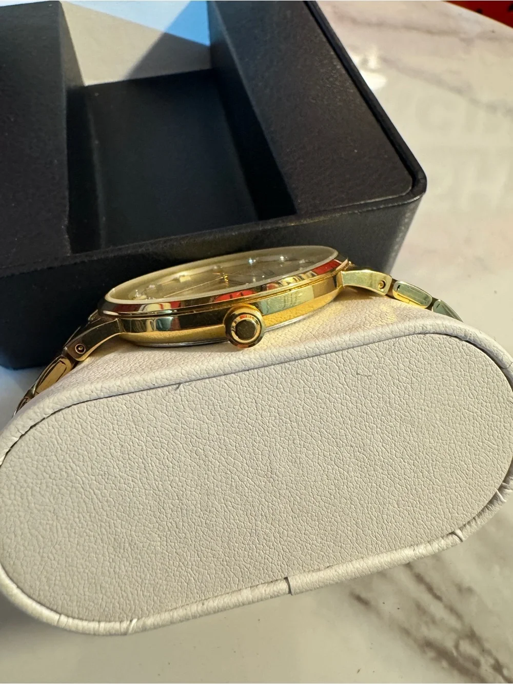 Citizen Gold Men's Dress Watch with Crystal Markers BI5012-53Q